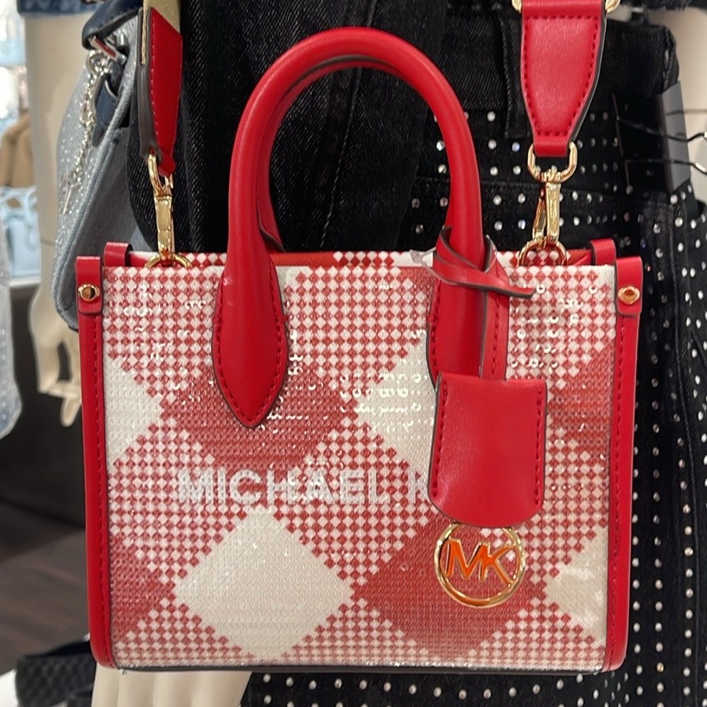 Michael Kors Mirella Extra-Small Logo Crossbody XBODY Shopper Bag
Bright Red
NWT - Picture 1 of 16